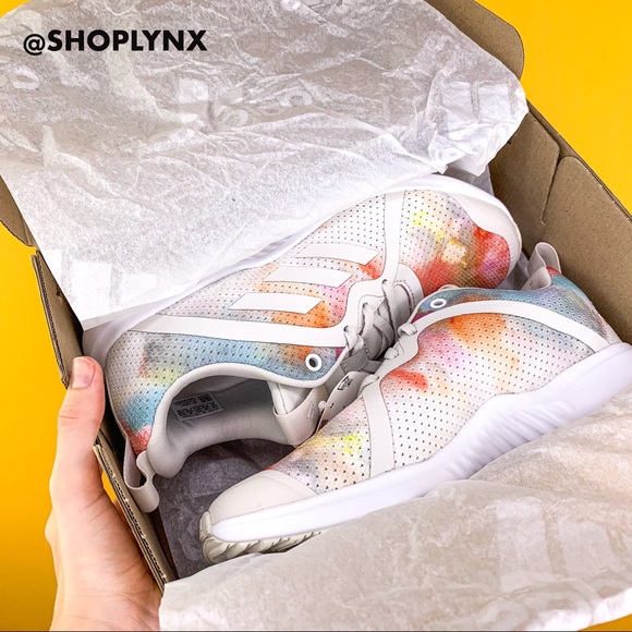 Adidas FortaRun Tie Dye White Sneaker - Picture 6 of 8